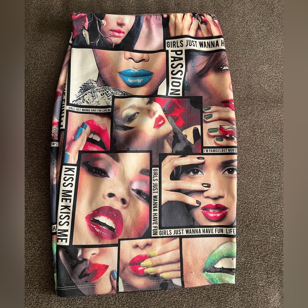 Magazine, pencil skirt